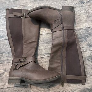 Lane Bryant Brown Over the Knee Boots